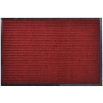 Punainen pvc ovimatto 90 x 120 cm