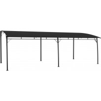 Puutarhan aurinkokatos 6x3x2,25 m antrasiitti