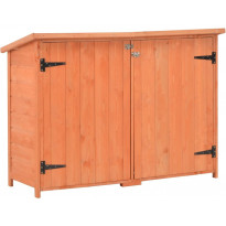 Puutarhan varastovaja puu 120x50x91 cm, 0.6m2