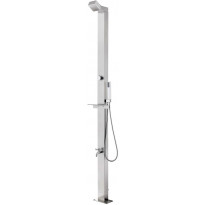 Puutarhasuihku 220cm ruostumaton teräs