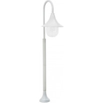 Pylväsvalaisin puutarhaan e27 120 cm alumiini valkoinen