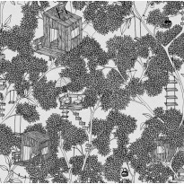 Tapetti Rebel Walls Treehouse Graphite