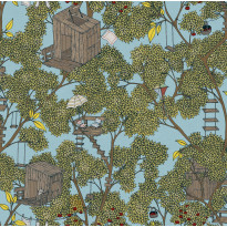Tapetti Rebel Walls Treehouse Sunshine