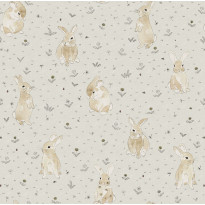 Tapetti Rebel Walls Bunny Field Sand