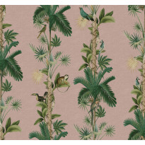 Tapetti Rebel Walls Monkey Island Pink