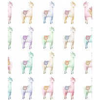Tapetti Rebel Walls Alpaca Rebel Rainbow