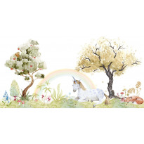 Kuvatapetti Rebel Walls Unicorn Dream Rainbow, mittatilaus