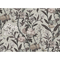 Kuvatapetti Rebel Walls Winding Bloom beige, mittatilaus, non-woven