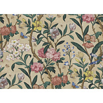 Kuvatapetti Rebel Walls Winding Bloom vaaleankeltainen, mittatilaus, non-woven