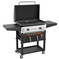 Parilagrilli Blackstone 28&quot;, sis. Airfryer, kaasu, 2 poltinta