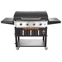 Parilagrilli Blackstone 36&quot;, sis. Airfryer, kaasu, 4 poltinta