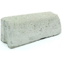 Liimattava madalluskivi Rudus, 16&gt;12cm, oikea, 390x130mm, sileä, harmaa