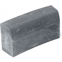 Upotettava reunakivi Rudus H5, kaarre R2500 kovera, 560x170x300mm, sileä, harmaa