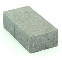 Pihakivi Rudus Kartanokivi 80, viisteetön, 277x137x80mm, sileä, harmaa