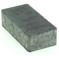 Pihakivi Rudus Kartanokivi 80, viisteetön, 277x137x80mm, sileä, musta