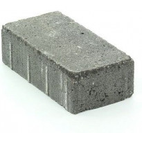 Pihakivi Rudus Kartanokivi 80, 277x137x80mm, antiikki, musta