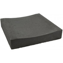 Betonikourulaatta Rudus, 418x420x80mm, sileä, musta