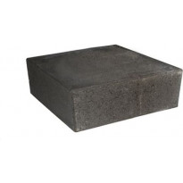Porraskivi Rudus Askel, 400x420x130mm, sileä, musta