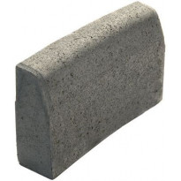Upotettava reunakivi Rudus J55, kaarre R3000 kovera, 500x110x300mm, sileä, harmaa