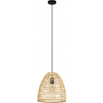 Riippuvalaisin Eglo Ayesgarth, 40W, Ø33cm, rottinki/musta