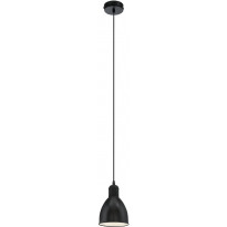 Riippuvalaisin Eglo Priddy, Ø15,5cm, musta