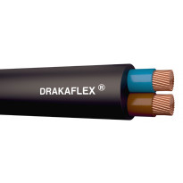 Kumikaapeli Draka DRAKAFLEX H05RN-F 2X1,0 R100