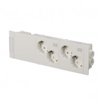 Kanavapistorasia ABB ProDuct - 4S/16A/IP20 Kytk. valkoinen &quot;Data&amp;quot