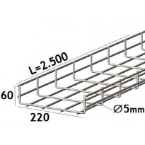 Lankahylly sähkö Zn 2.5m 75/55/4mm