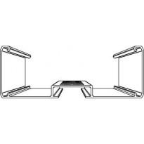 Valaisinripustuskisko Systemal Presto XYRV 112M