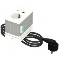 Pistorasiayksikkö Schneider electric Unica System+, pöytäyksikkö, S Schuko+USB-A/C