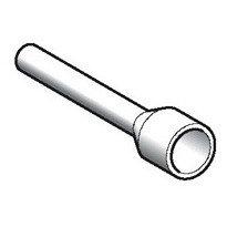 Pääteholkki DZ5CE005 0,5 mm2 valkoinen