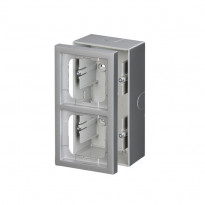 Pintakotelo ABB Impressivo - 2OS/IP20 54/80mm alumiini