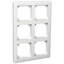 Peitelevy 2x3-matriisikehys Schneider Electric ExxactPrimo