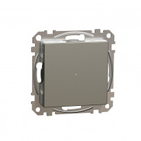 Valonsäädin/LED-painikesäädin Schneider Electric Wiser Exxact, 100W RCL Zigbee, metalli