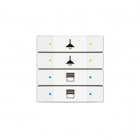 Painike ABB KNX Impressivo - 4 MV T U valkoinen