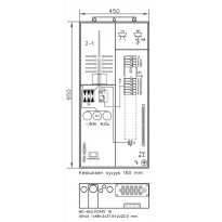 Mittauskeskus UTU Collie, 3806P63 2T+PR+Y 2T, IP34