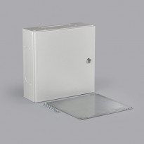 Teräskotelo maal. 380x380x138mm EOR383814A RAL 7035