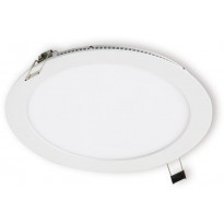 LED-paneeli Ensto Velox ALSD240PU Ø240x19mm, IP44, 14W 830/840, valkoinen, Verkkokaupan poistotuote