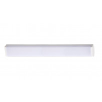 LED-työpistevalaisin Airam Handy 550, 8W/830/840, 550x74mm, IP21, valkoinen/opaali