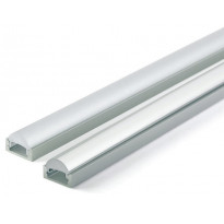 Asennusprofiili Airam Slimline 7 Optinen 30° Apus II LED-nauhalle, pinta-asennus, 1m