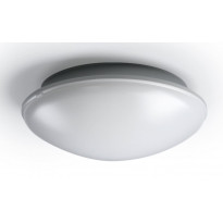 LED-yleisvalaisin Ensto AVR254, 11W/840, Ø254x90mm, IP54, vaaleanharmaa