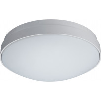 LED-yleisvalaisin Lumiance Giotto 235, ø265mm, pinta-asennettava, 12W, 3000K, IP44, valkoinen