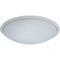 LED-yleisvalaisin Lumiance Giotto, ø335mm, uppoasennettava, 23W, 4000K, IP44, valkoinen
