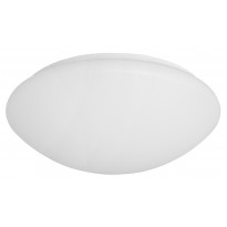 LED-plafondi Airam Bruno, 14W/830, Ø285x90mm, IP44, valkoinen/opaali