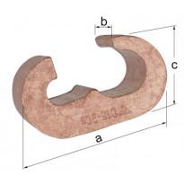 Cu-haaroitusliitin C15, 120/95+120/95
