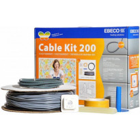 Lämpökaapelipaketti Ebeco Cable Kit 200, 107m, 1180W