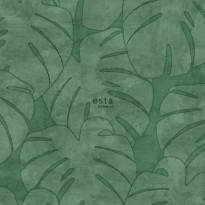 Tapetti ESTA Jungle Fever 139004, 0.53x10.05m, non-woven, vihreä