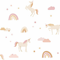 Tapetti Esta To The Moon And Back 139581, non-woven, vaaleanpunainen