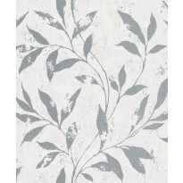 Tapetti Phoenix A48301, 0.53x10.05m, non-woven, valkoinen/hopea