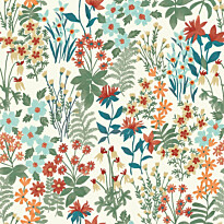 Tapetti Grandeco Arcadia A70902, non-woven, vinyylipinta, monivärinen
